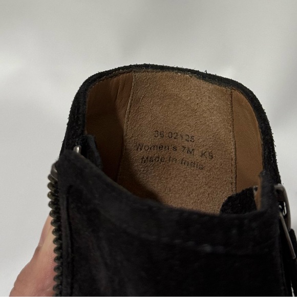 Trask Black Suede Booties - Picture 6 of 8